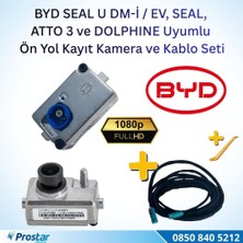 Navistar Byd Seal U Dm-I / Ev, Seal, Atto 3 ve Dolphıne Orijinal Ön Yol Kayıt Kamera ve Kablo Seti - 1080P Full Hd