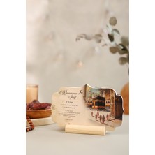 Allians 30 Günlük Ramazan Takvimi, Ayet, Hadis ve Kıssalar ile Masaüstü Ahşap Stand