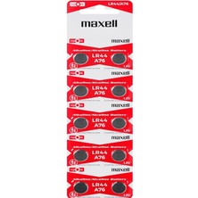 Braventa Collection Maxell LR44 AG13 10'luk Blister 1,5V Hafıza Pili Düğme Pili