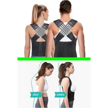 Özbience Dik Duruş Korsesi, Ort. Sırt ve Omuz Destekli, Bel ve Kifoz Koruyucu