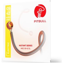 Braventa Collection Pitbull Elektro Gitar Tel Seti, Mutant Seri, 09-42 Süper Light, Meg (Tekli Set)