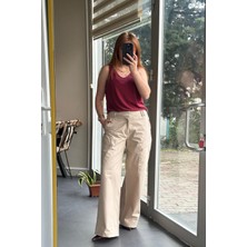 Pulli Collection Kargo Cepli Geniş Kalıp Pantolon