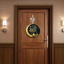 Allians Ramazan Kapı Süsü, Dekoratif Ahşap Görünümlü, Hoşgeldin Temalı Süs