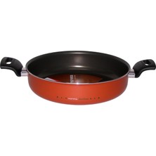 Braventa Collection Moneta Zecchıno Kısa Tencere 28 cm + Cam Kapak