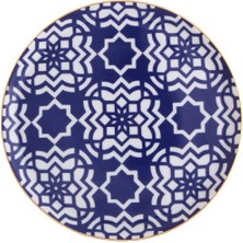 Braventa Collection Porland Morocco Desen7 Mor Düz Tabak 20CM