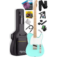 Braventa Collection Midex TLX-50GR Tele Kasa Maple Klavye 2 Single-Coil Manyetik Elektro Gitar