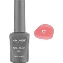 Braventa Collection Alıx Avıen Yavruağzı Kalıcı Oje 57-Yoğun Renk Veren Jel Oje 12 Ml-Nail Uv Gel Polish 57