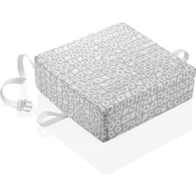 Braventa Collection Babyjem Sandalye Yükseltici Minder Gri Kare