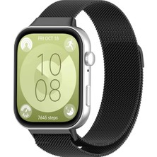 Lewufor Huawei Watch Fit 4fit 4 Profit 3 Kordon Milano Loop Metal Kordon (Fitfit2 Uyumlu Değildir)