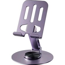 Braventa Collection Heartz Metal 360 Derece Dönebilen Çift Nokta Ayarlı Çok Fonksiyonlu Tablet ve Telefon Standı