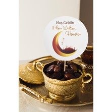 Allians Ramazan Sofrası Kürdan Süsleri Hoş Geldin 11 Ayın Sultanı Lüks Büyük Boy 10'lu