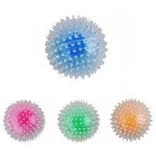 Braventa Collection Pawise Flash Bouncer Ball Işıklı Şeffaf Plastik Top Kedi Oyuncağı 8 cm