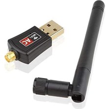 Braventa Collection Juo Dual Band 600 Mbps USB Wi-Fi Kablosuz Alıcı Ağ Adaptörü, Siyah