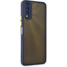 Olinea Newface Y11S Kılıf Montreal Silikon Kapak - Lacivert