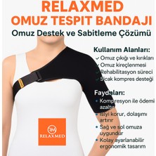 Özbience Ayarlanabilir Ortopedik Omuz Desteği, Siyah, Rahat ve Destekleyici