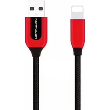 Storozal Konfulon S51 Lightning Kablo Iphone Uyumlu 1m 3A - Kırmızı