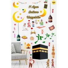 Allians 50X70 Ramazan Etiketleri Hoşgeldin Ramazan Sticker Mdl-2, Eğlenceli ve Şık