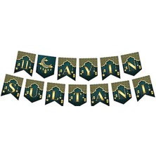 Allians Ezan ve Ramazan Temalı Zarif Zig Zag Uzayabilen Ramazan Süsü