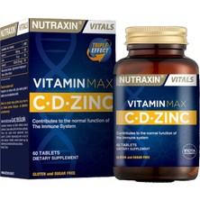 Braventa Collection Nutraxin Vitamin Max C-D-Zinc 60 Tablet