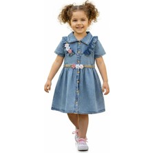 Baglan Kız Çocuk Kot Elbise BGL-ST05203
