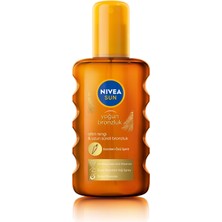 Braventa Collection Nıvea Sun Karoten Özlü Yoğun Bronzlaştırıcı Güneş Vücut Sprey 200ML, E Vitamini, Uzun Süreli Bronzlu