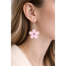 Günyan Store Pembe Sakura Çiçeği Küpe
