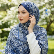 Revam Collection Retro Desenli Pamuk Soft Şal