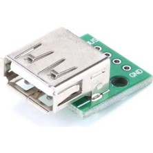 Voltaj USB Dişi Tip A Dip Dönüştürücü