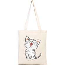 Delixa Sevimli Minik Kedi Bez Çanta