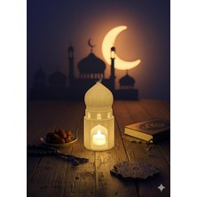Allians Rüya Gibi Ramazan Feneri, Dekoratif Mumluk ve LED Gece Lambası