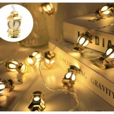 Allians Ramazan Temalı LED Fener, Dekoratif Kandil Süsü, Işıklandırma Aksesuarı