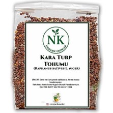 Nk Organik Kara Turp Tohumu (Raphanus Sativus L. Niger) Yeni Hasat 25GR