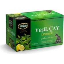 Nk Organik Yeşil Çay Limonlu Doğal 20'li Poşet Çay