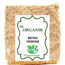 Nk Organik Beyaz Haşhaş Tohum (Papaver Somniferum) 250GR