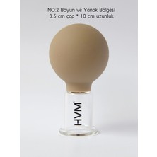 Özbience Silikon Vakumlu Boyun ve Yüz Masaj Kupası, Kuru Kupa No:2