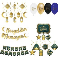 Allians Renkli Ramazan Süsleri Seti, 25 Parça, Şık ve Eğlenceli Dekorasyon