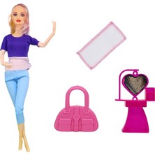 FRY Anlily Sporcu Sonsuz Hareket Bebek - 02414 - Mor (Lisinya)