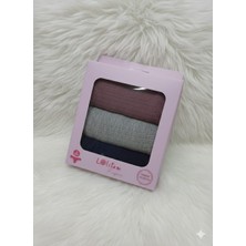 Lolitam Lingerie Hb Comfort Kadın Pamuklu Bato Fitilli Külot 3’lü Set – Konfor ve Şıklık