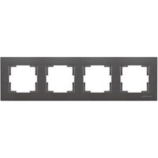 Mutlusan Rita Füme Dörtlü Yatay Çerçeve