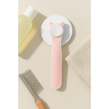 Hype Store Busstier Kedi Köpek Tarağı Otomatik Temizleme Tuşlu Yuvarlak Gövdeli Konforlu Tüy Toplama Fırçası Uz