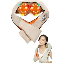 Özbience 2021 Ovmalı Isıtmalı Masaj Cihazı Boyun, Sırt, Bel ve Omuz Tüm Vücut Rahatlatıcı