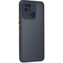 Olinea Newface Redmi 10C Kılıf Montreal Silikon Kapak - Lacivert