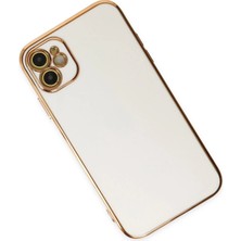 Olinea Newface Iphone 12 Kılıf Volet Silikon - Beyaz