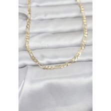 Clariss cm 14K Gold Renk Kuşgözü Zincir Model 60 cm Kadın Kolye