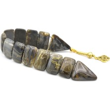 Murty99 Iri Taneli Hareli Kahverengi Toz Kehribar Balık Tesbih