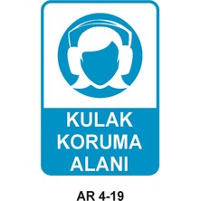 Outdoor One KULAK KORUMA ALANI KADIN FİGÜRLÜ İŞ GÜVENLİĞİ UYARI LEVHASI 1 ADET PVC 21 X 29CM