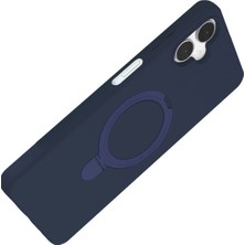 Olinea Newface Galaxy A06 Magsafe Standlı Kapak - Lacivert