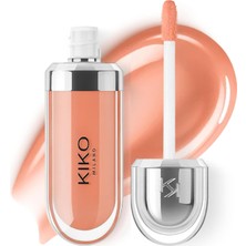 Delixa Kiko Milano Dudak Parlatıcısı - 3D Hydra Lip Gloss - 08 Natural Rosewood - Besleyici ve Nemlendirici
