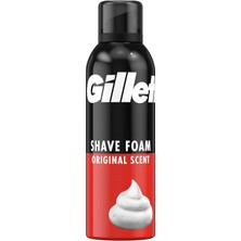 Delixa Gillette Orijinal Hassas Cilt Için Hassas Tıraş Köpüğü, 200ML