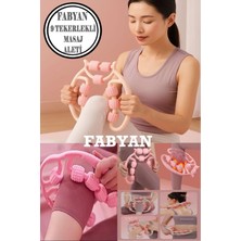 Özbience 9 Tekerlekli Kas Gevşetici Masaj Aleti, Ayarlanabilir Lenf Drenaj Rulosu